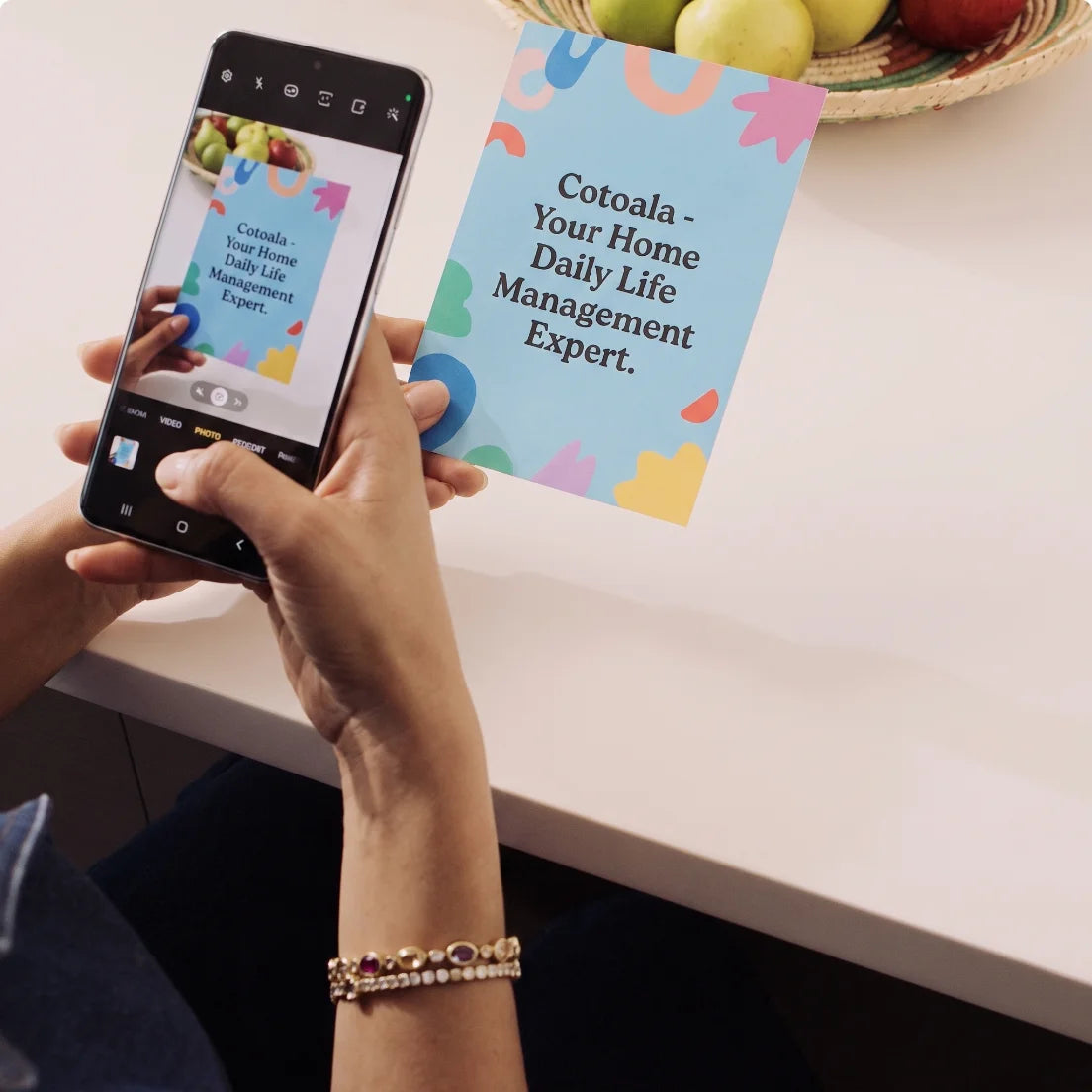 A user operating an emotion feedback feature on a mobile device, emphasizing care for mental well-being and the caring aspects of smart apps.